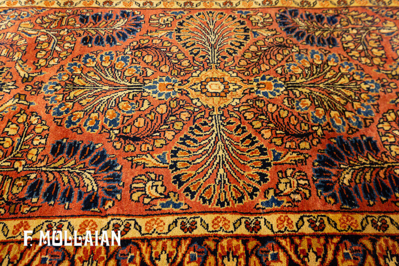 Antique Persian Small Saruk Rug n°:53259718